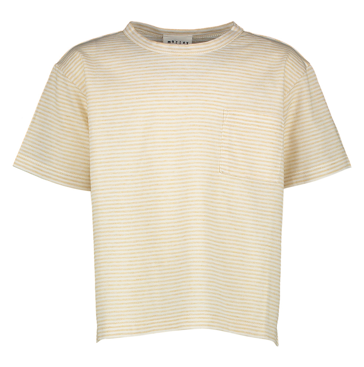 Gestreept beige T-shirt Vem Morley