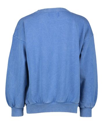 Blauwe sweater met gele beer Bobo Choses 
