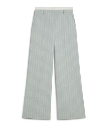 Sky Blue gestreepte wijdvallende broek Nina Josh V 