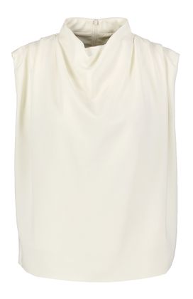 Josh V Ecru blouse met wetervalkraag Kiana