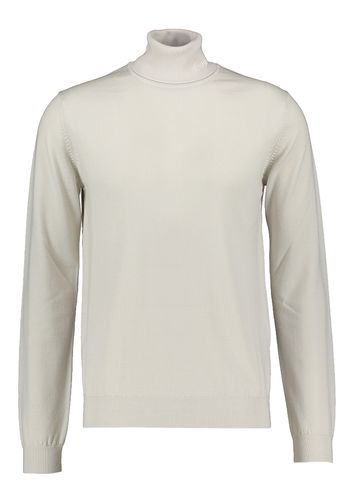 Greige wollen pull met rolkraag San Thomas Hugo Boss