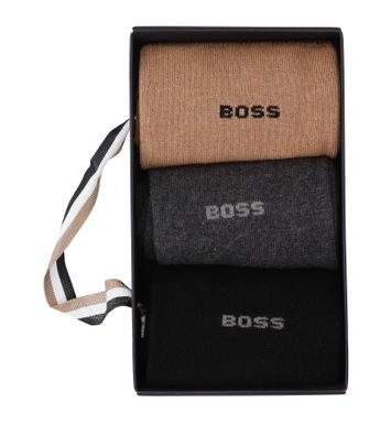 Medium beige sokken 3- pack Hugo Boss