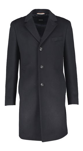 Donkerblauwe mantel Hugo Boss