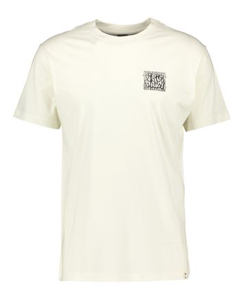 Ecru t-shirt met kabouter opdruk Iriedaily