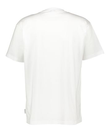 Witte katoenen t-shirt met pizza logo Iriedaily