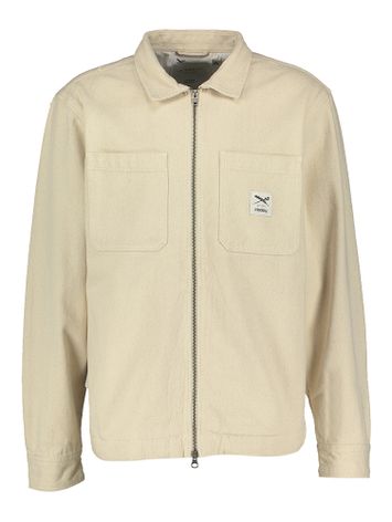 Beige overjas met rits Iriedaily