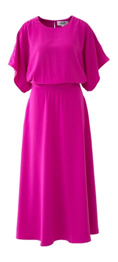 Fushia lange jurk Livia Lalotti 