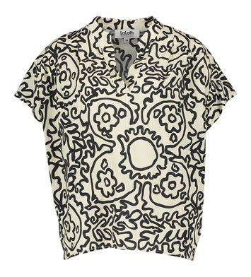 Beige met zwarte print Tine Lalotti 