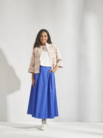 Multicolor vestje met rits Elly Cape Lalotti