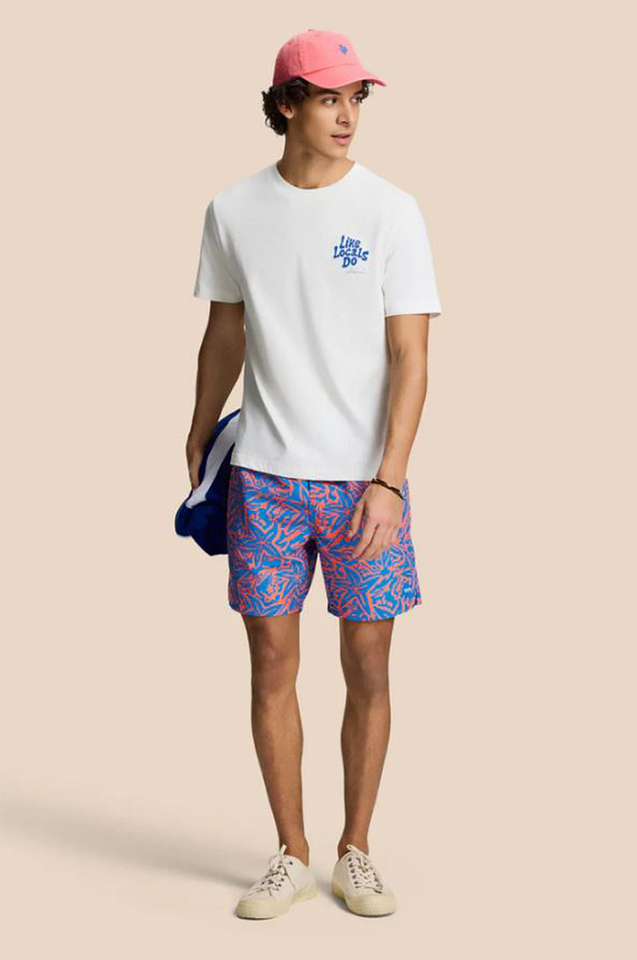 Blue azur zwemshort Mike Starfish Shiwi