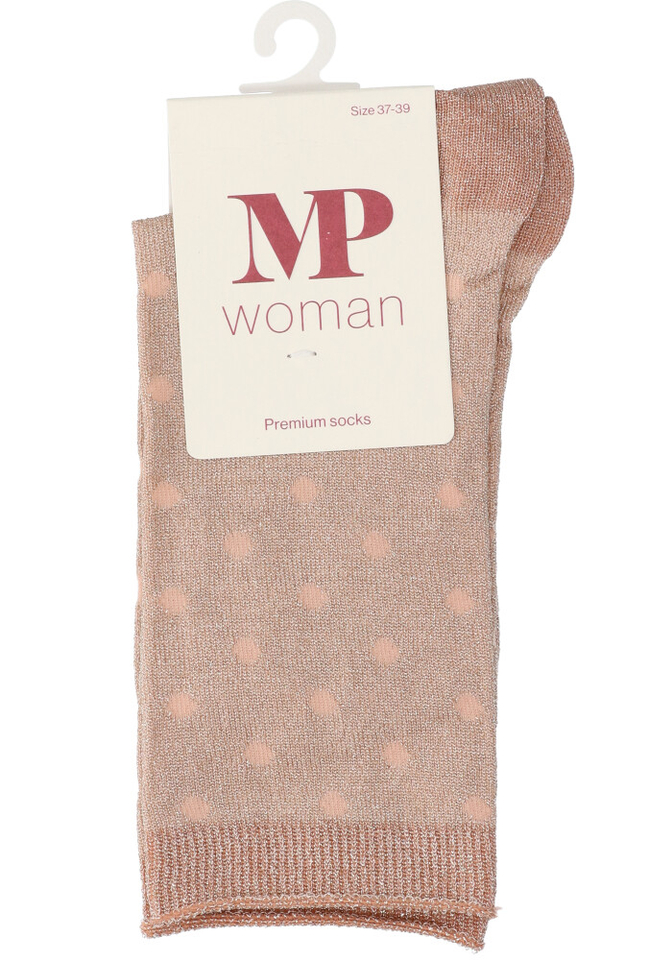 Roze kousen met glitter met bollen MP Denmark 