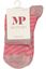 Roze glitter kousen met schuine strepen MP Denmark 