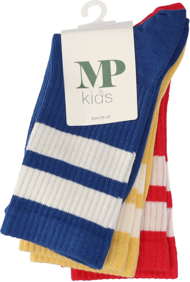 Multicolor 3-pack kousen MP Denmark