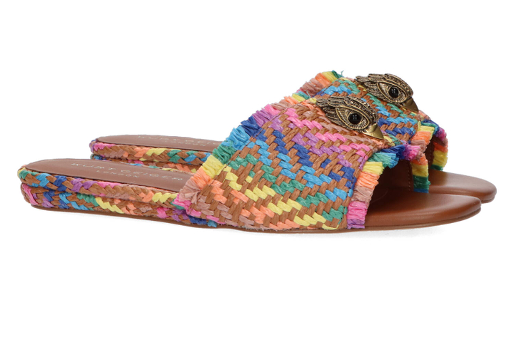 Kleurrijke geweven sandalen Kurt Geiger 