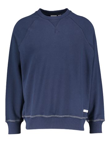 Blauwe sweater met ronde hals Element 