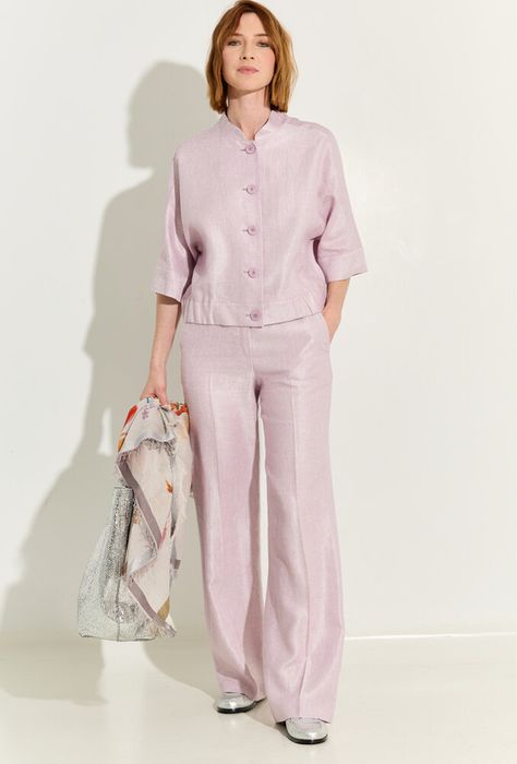 Lila kleurige broek Marie Méro