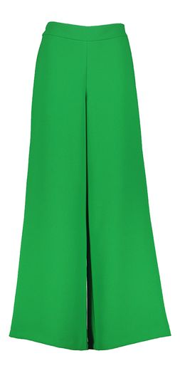 Felgroene losvallende broek met elastiek Marie Méro