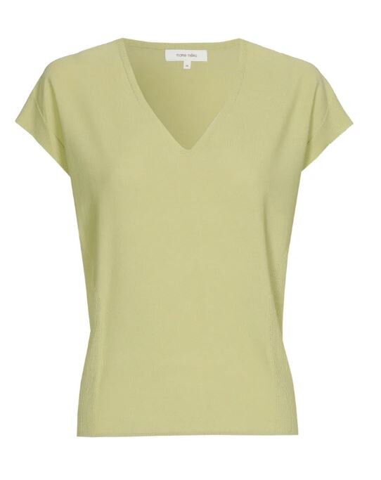Olive trui met v-hals Marie Méro 
