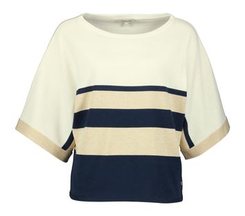 Cream navy gestreept  trui met lange mouwen Marie Mero 