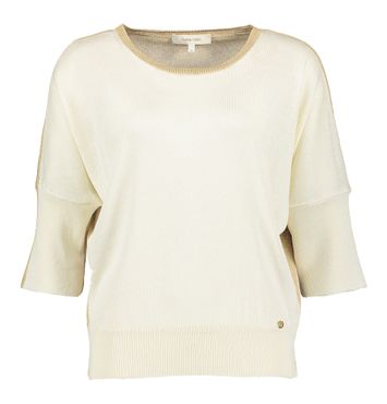 Beige gehaakte fijne pul Marie Mero
