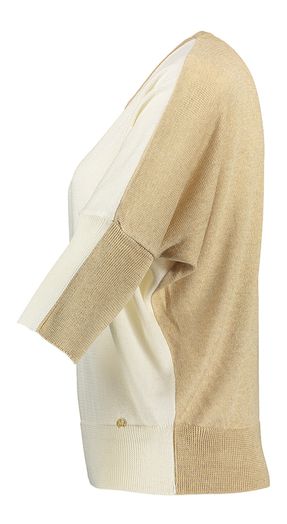 Beige gehaakte fijne pul Marie Mero