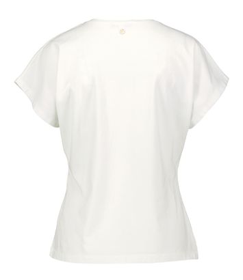 Ecru t-shirt met palmbom Marie Mero
