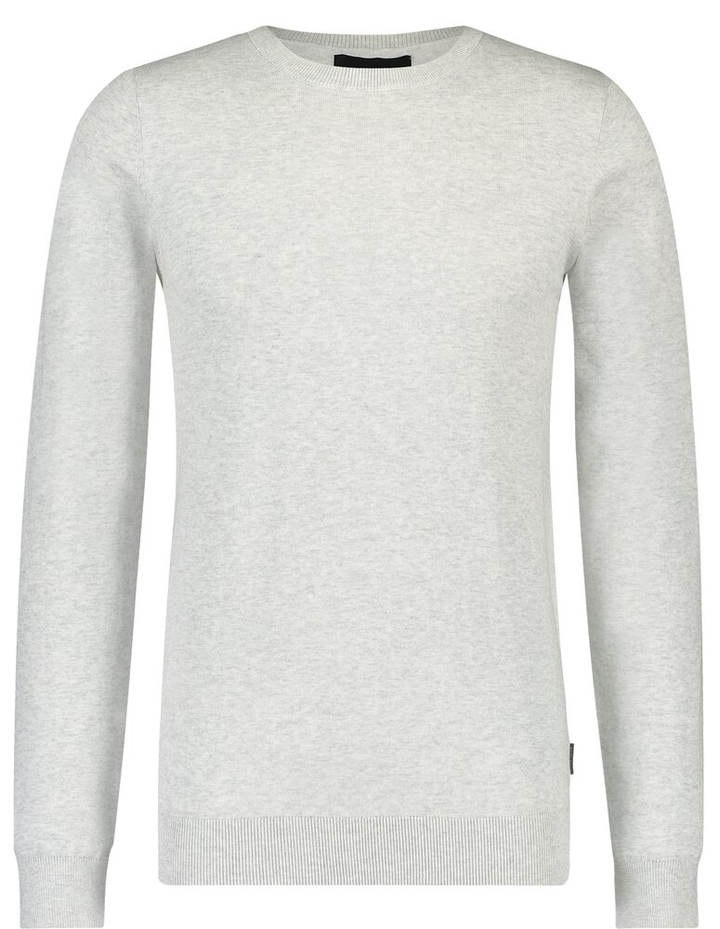Lichtgrijze katoenen pull met ronde hals Bart Saint Steve