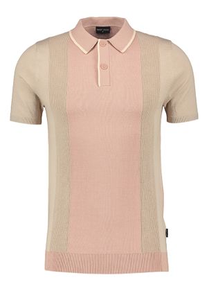 Saint Steve Poeder roze gestreepte polo Steff