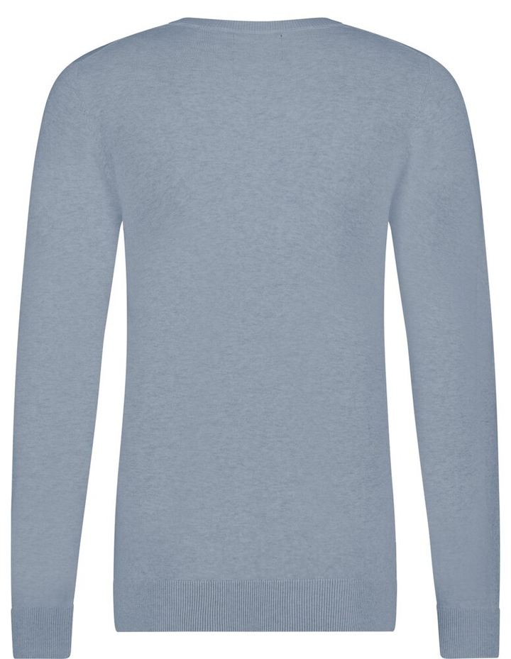 Blauwkleurige katoenen pull met ronde hals Bart Saint Steve