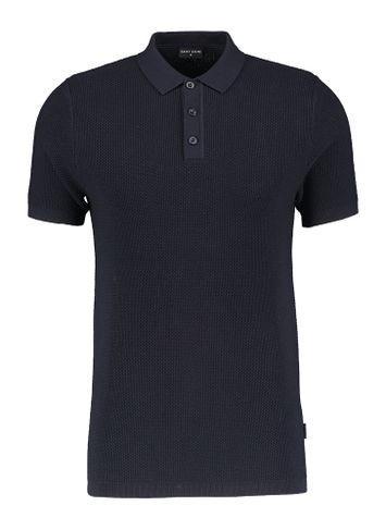 Donkerblauwe polo met structuur Stanley Saint Steve 