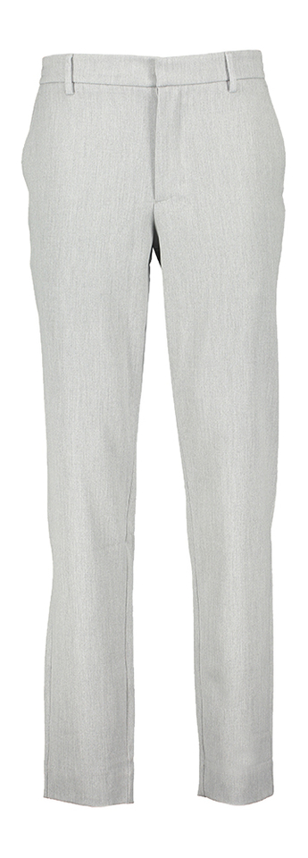 Lichtgrijze broek Theo Plain