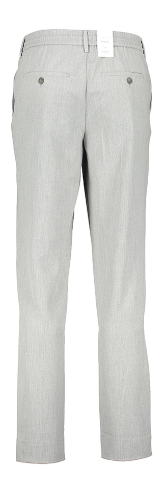Lichtgrijze broek Theo Plain