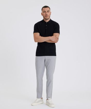 Lichtgrijze broek Josh Plain
