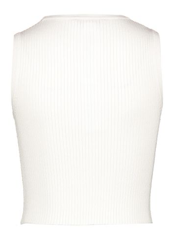 Witte korte top in ribbel Liu Jo