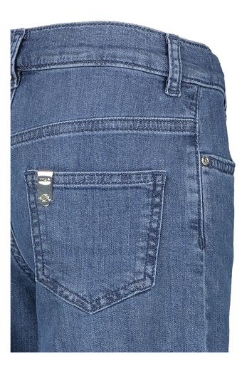 Blauwe straight jeans met kersen Liu Jo