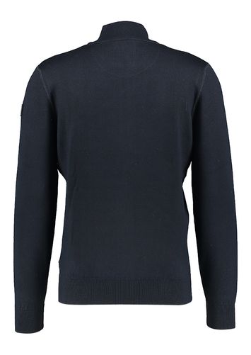 Donkerblauwe gilet met rits State of Art
