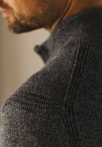 Grijze wollen gilet State Of Art