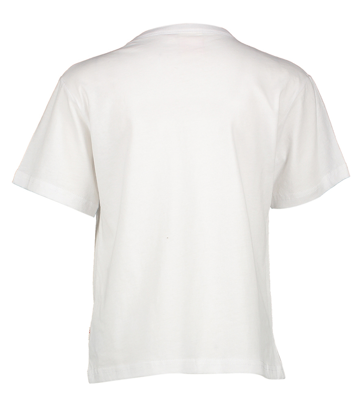 witte t-shirt met logo AO75
