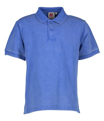 Blauwe polo AO76