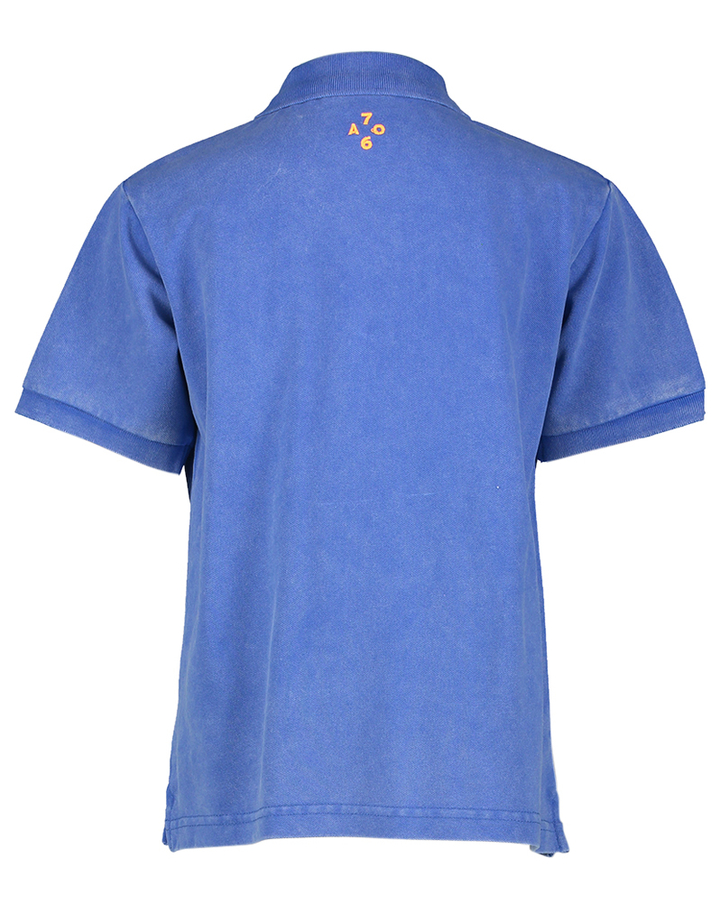 Blauwe polo AO76