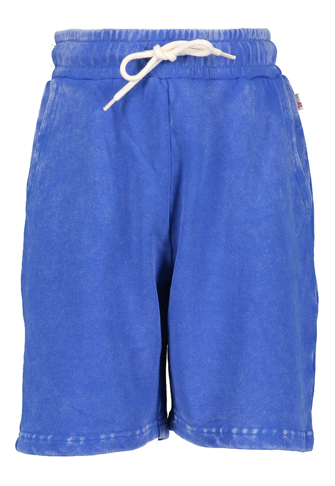 Blauwe short met elastiek AO76