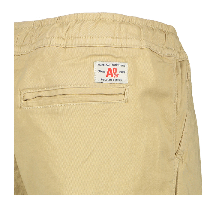 Beige chino met elastiek AO76