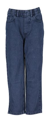 AO76 Donkerblauwe loose fit jeans