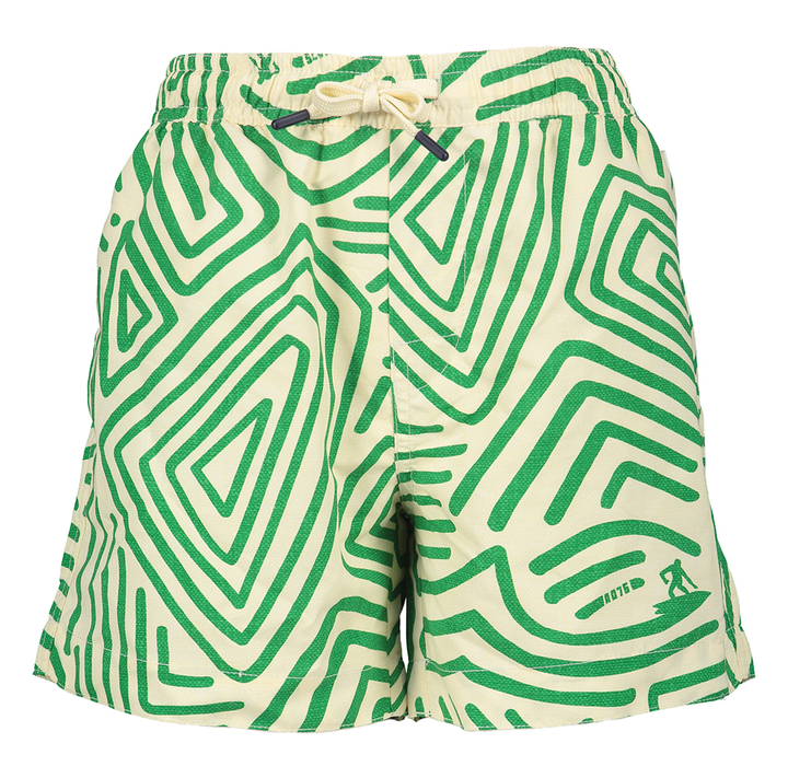 Wit met groene boxershort AO