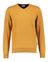 Okergele katoenen pull met v-hals State of Art