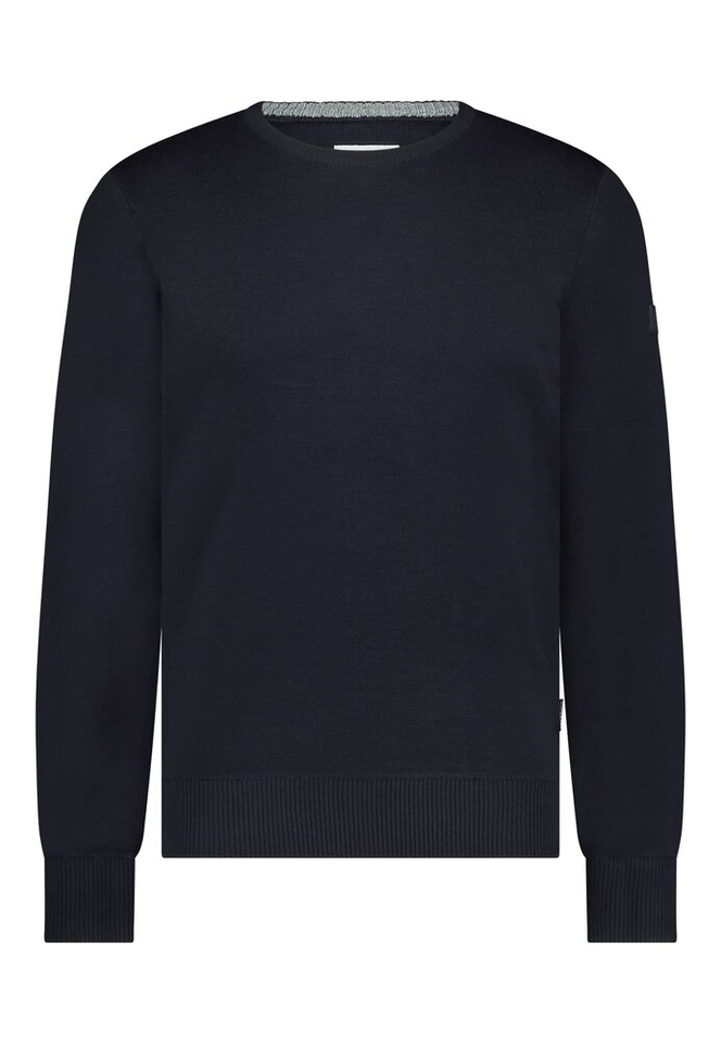Donkerblauwe wollen trui State Of Art