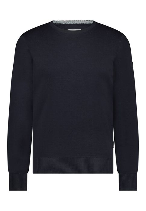 Donkerblauwe wollen trui State Of Art