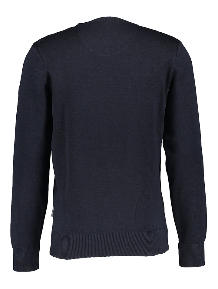 Donkerblauwe wollen trui State Of Art