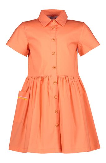 Corail kleurige kleedje met zak Dewie Blue Bay