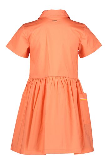 Corail kleurige kleedje met zak Dewie Blue Bay